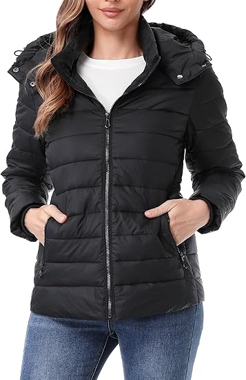 Nordyra™ Leichte Stepp-Pufferjacke für Damen