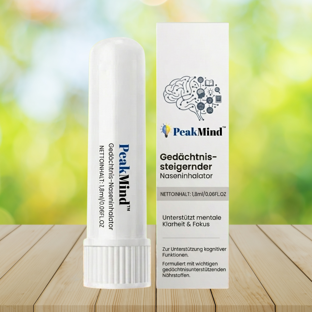 PeakMind™ Naseninhalator zur Verbesserung des Gedächtnisses