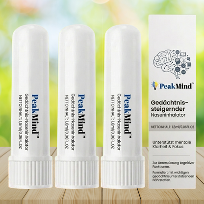 PeakMind™ Naseninhalator zur Verbesserung des Gedächtnisses